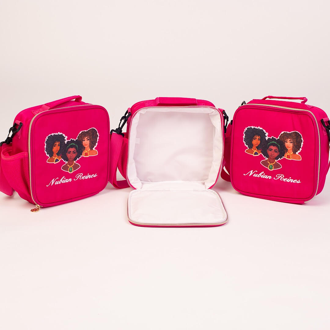 Rose Pink Lunch Bag